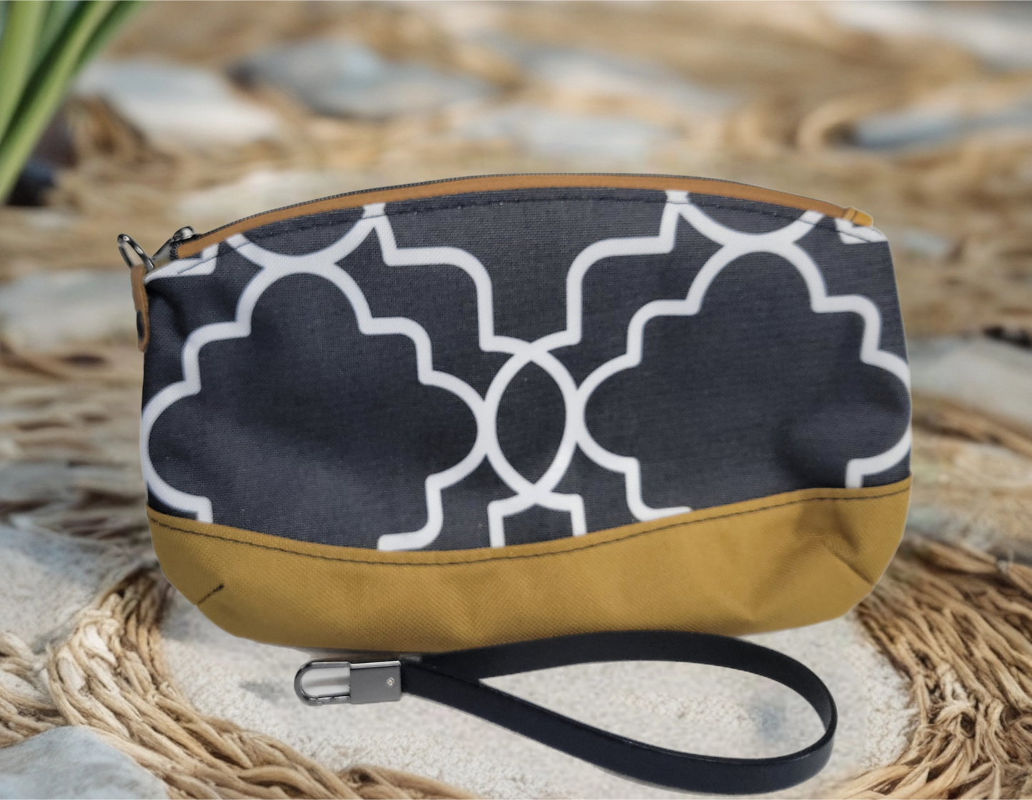 Clematis Wristlet Waterproof Canvas