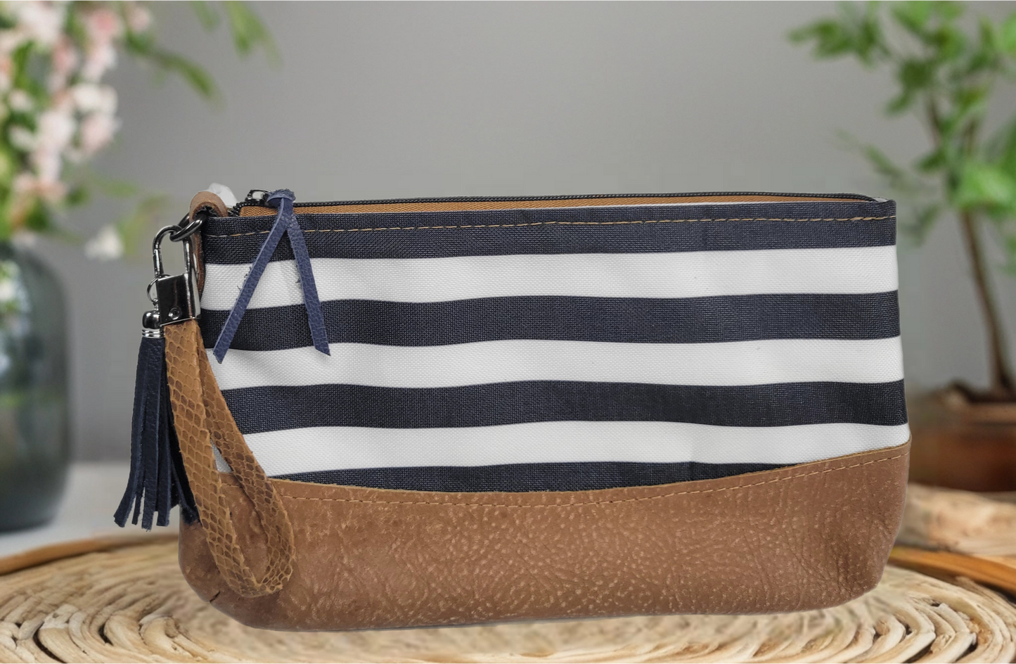 Clematis Wristlet Waterproof Canvas