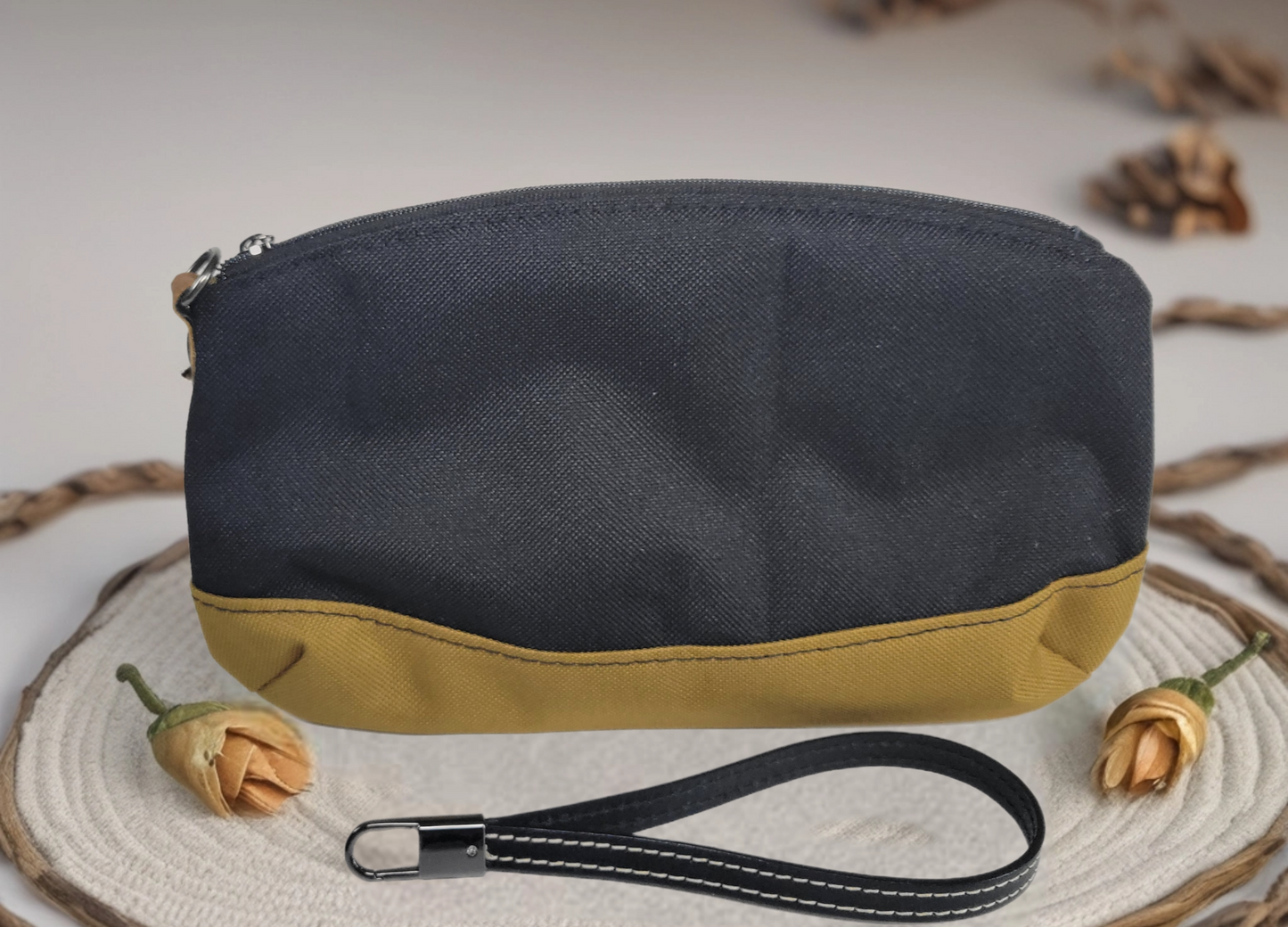 Clematis Wristlet Waterproof Canvas