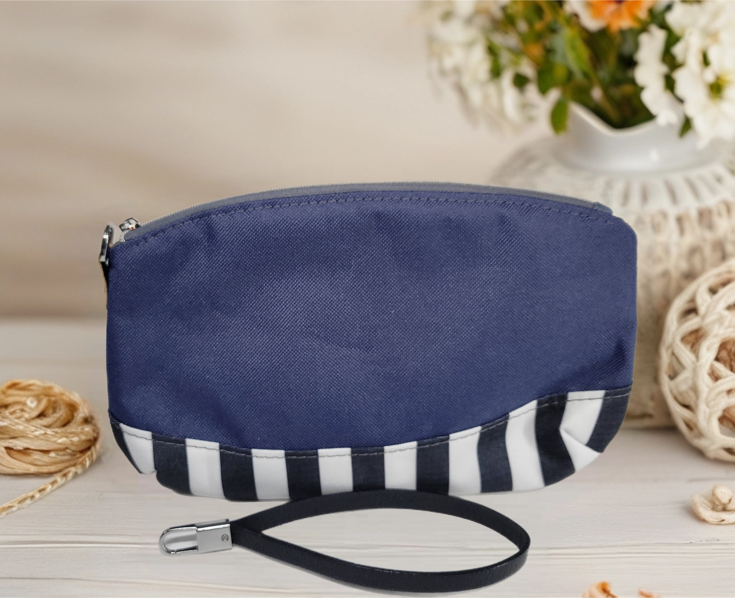 Clematis Wristlet Waterproof Canvas