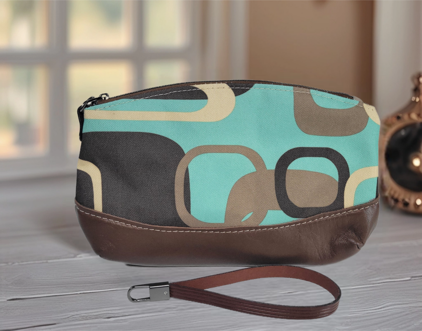 Clematis Wristlet Waterproof Canvas