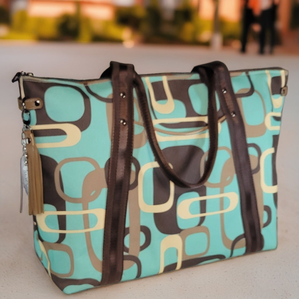Oxbow Tote Large Retro Blue