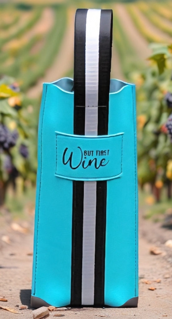 Wine Carrier Navy (red) Wine Diva