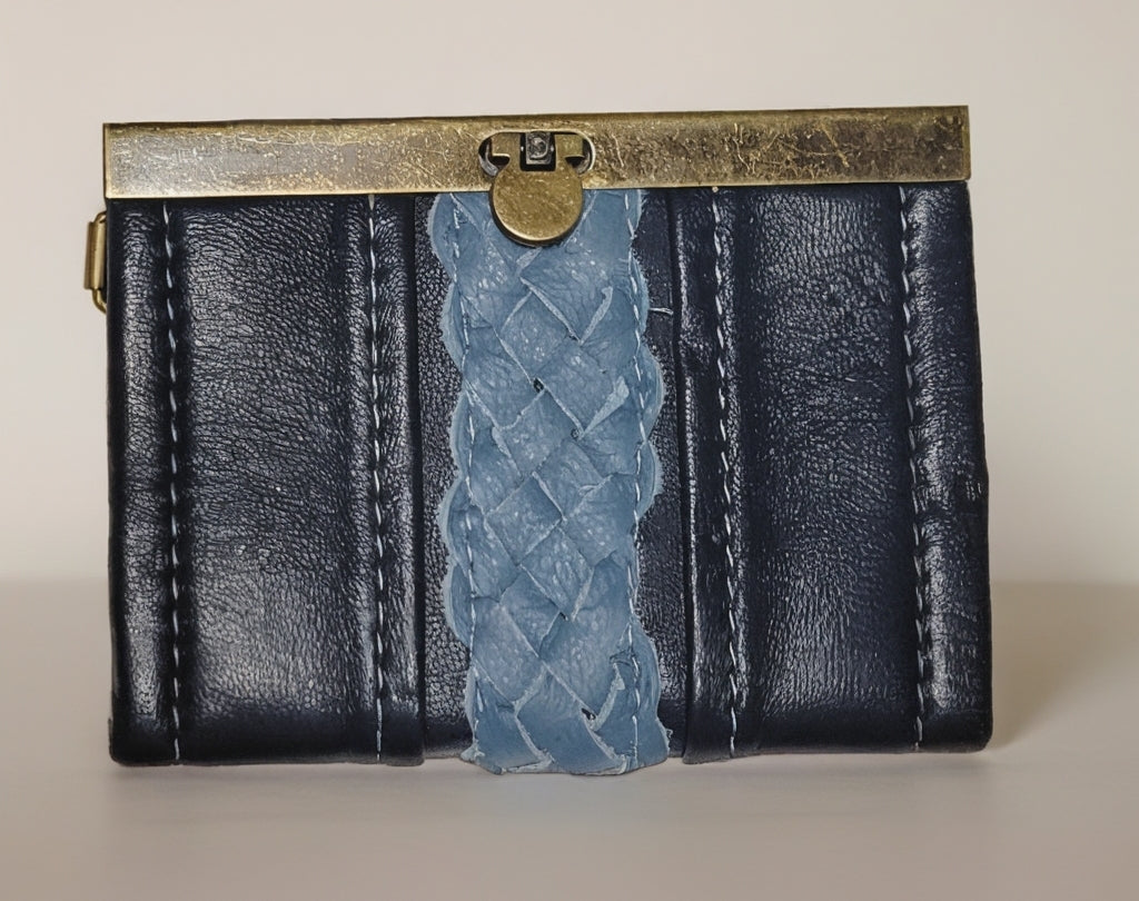 Mini Bi-Fold Wallet Blues