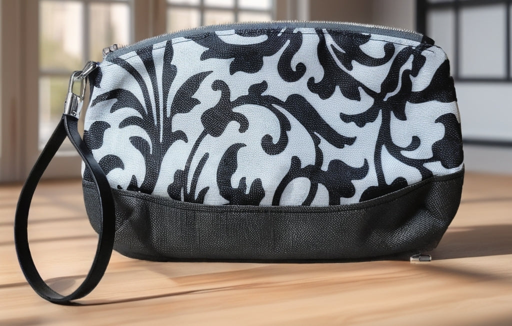 Clematis Wristlet Waterproof Canvas