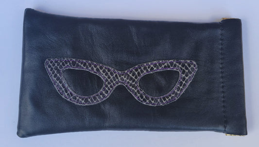 Glasses Case -  Pop Open Applique