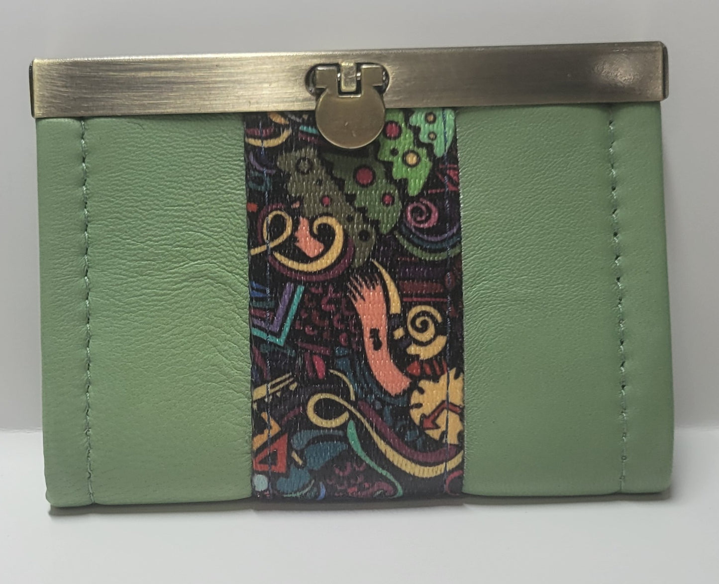 Mini Bi-Fold Wallet Greens