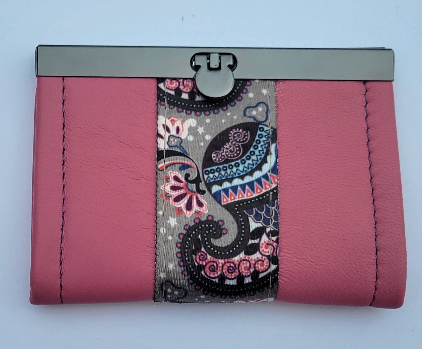Mini Bi-Fold Wallet Pink & Purple
