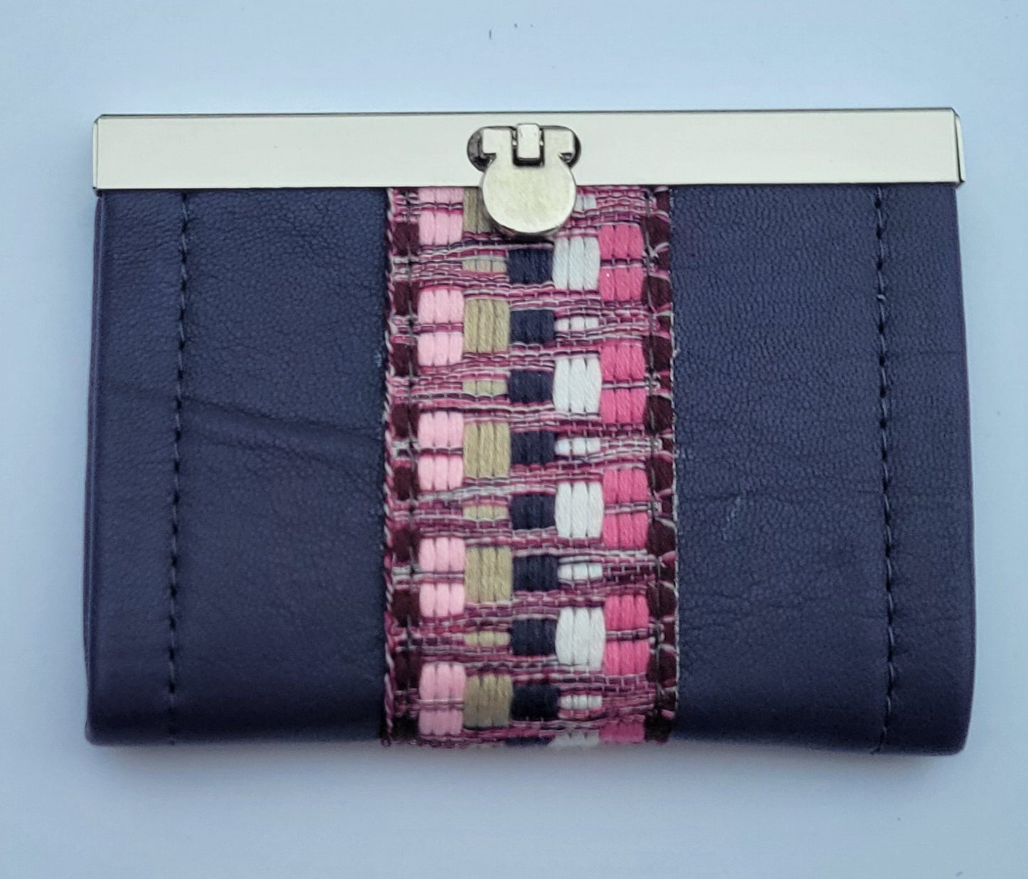 Mini Bi-Fold Wallet Pink & Purple