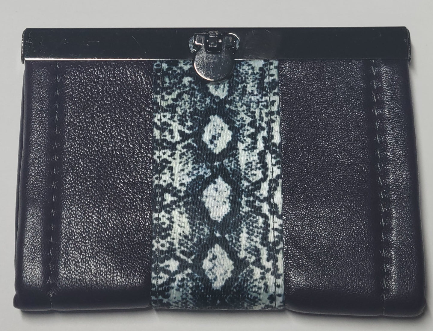 Mini Bi-Fold Wallet Burgundy Maroon & Red