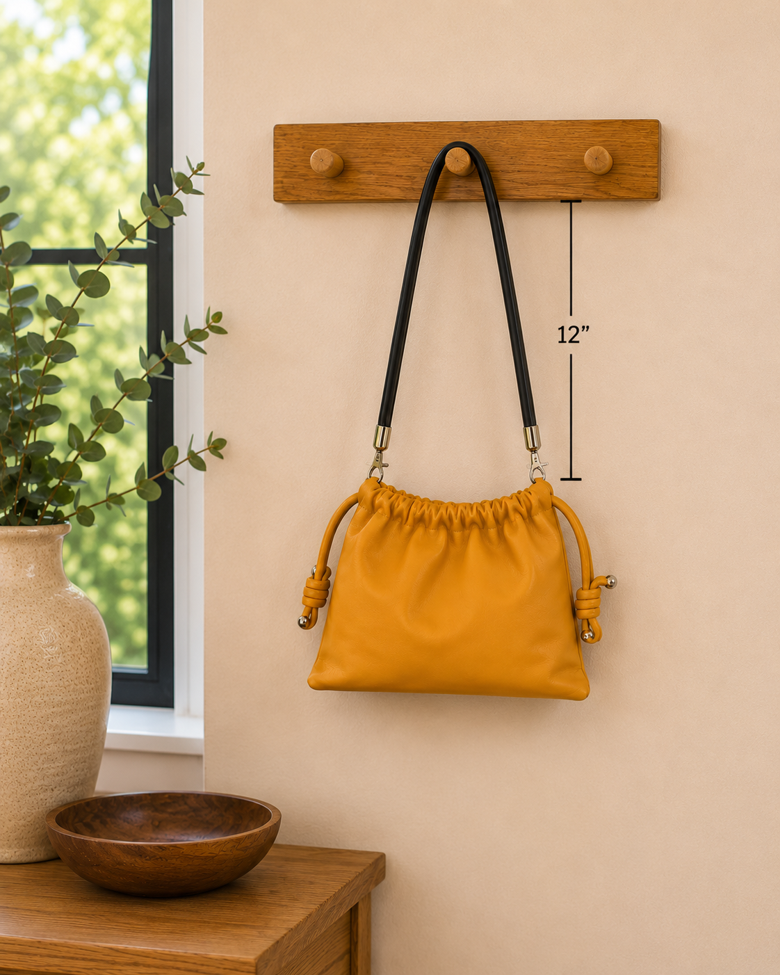 Drawstring Handbag
