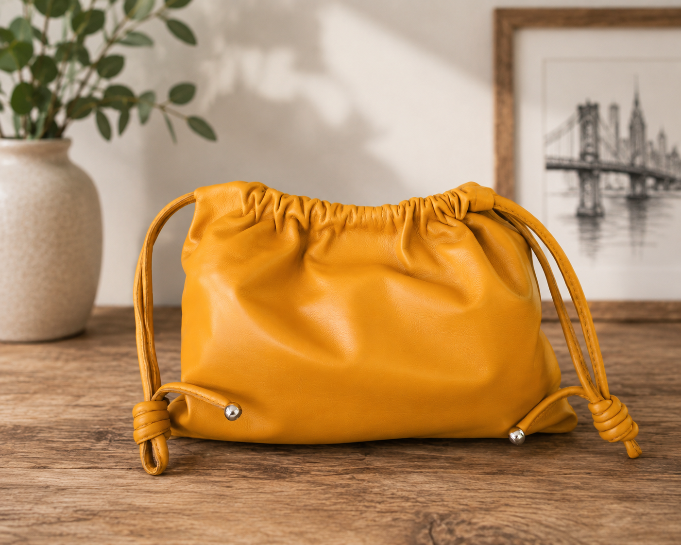 Drawstring Handbag