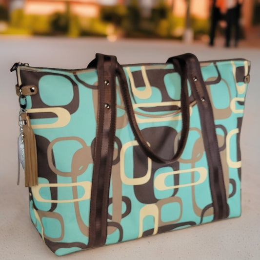 Oxbow Tote Large Retro Blue
