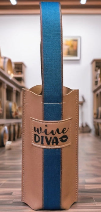 Wine Carrier Brown