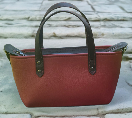 Tote Mini  Red Leather