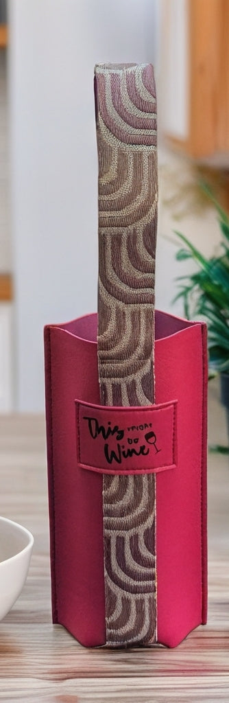 Wine Carrier Pink