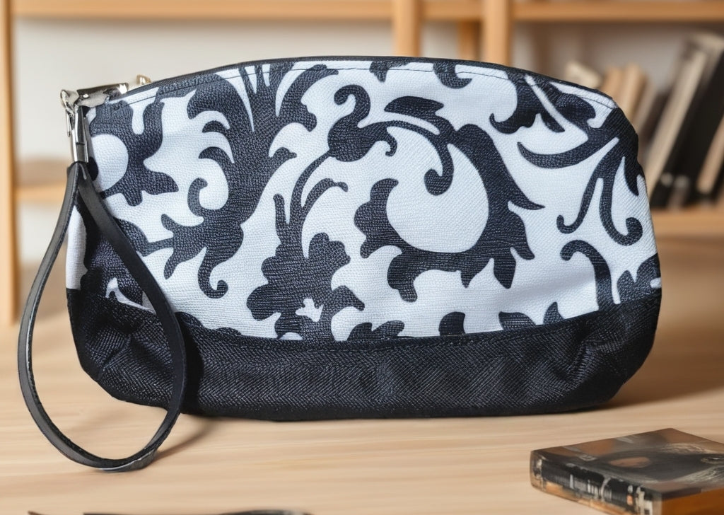 Clematis Wristlet Waterproof Canvas