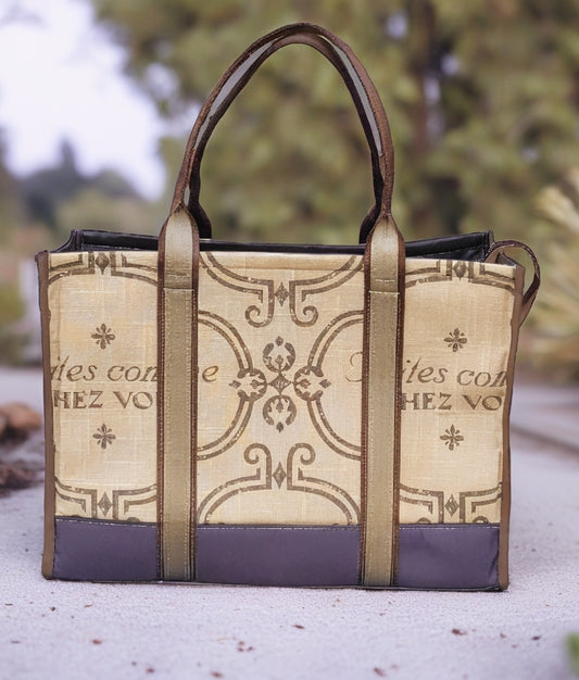 Tote Burlap Tote Bag