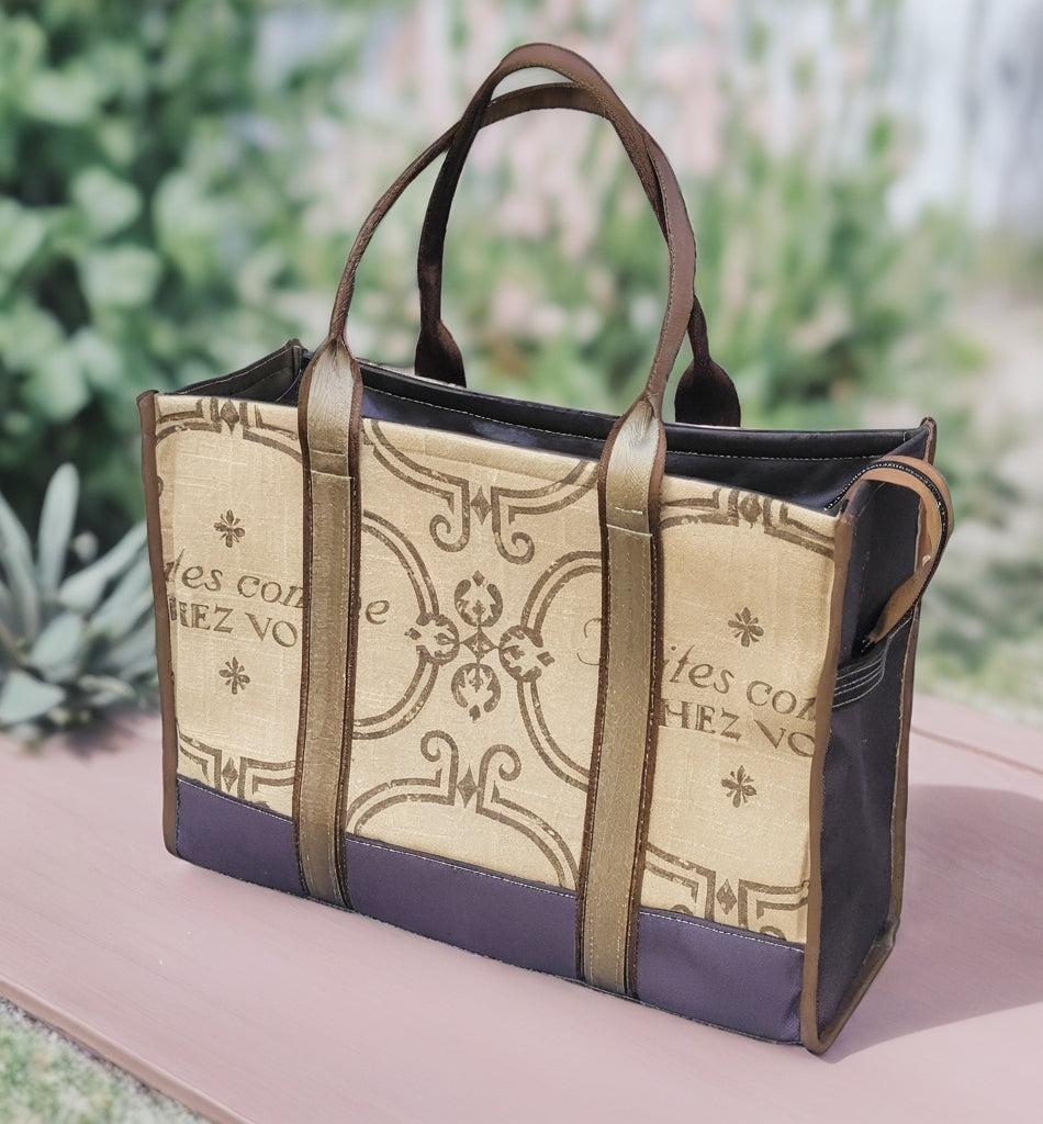 Tote Burlap Tote Bag