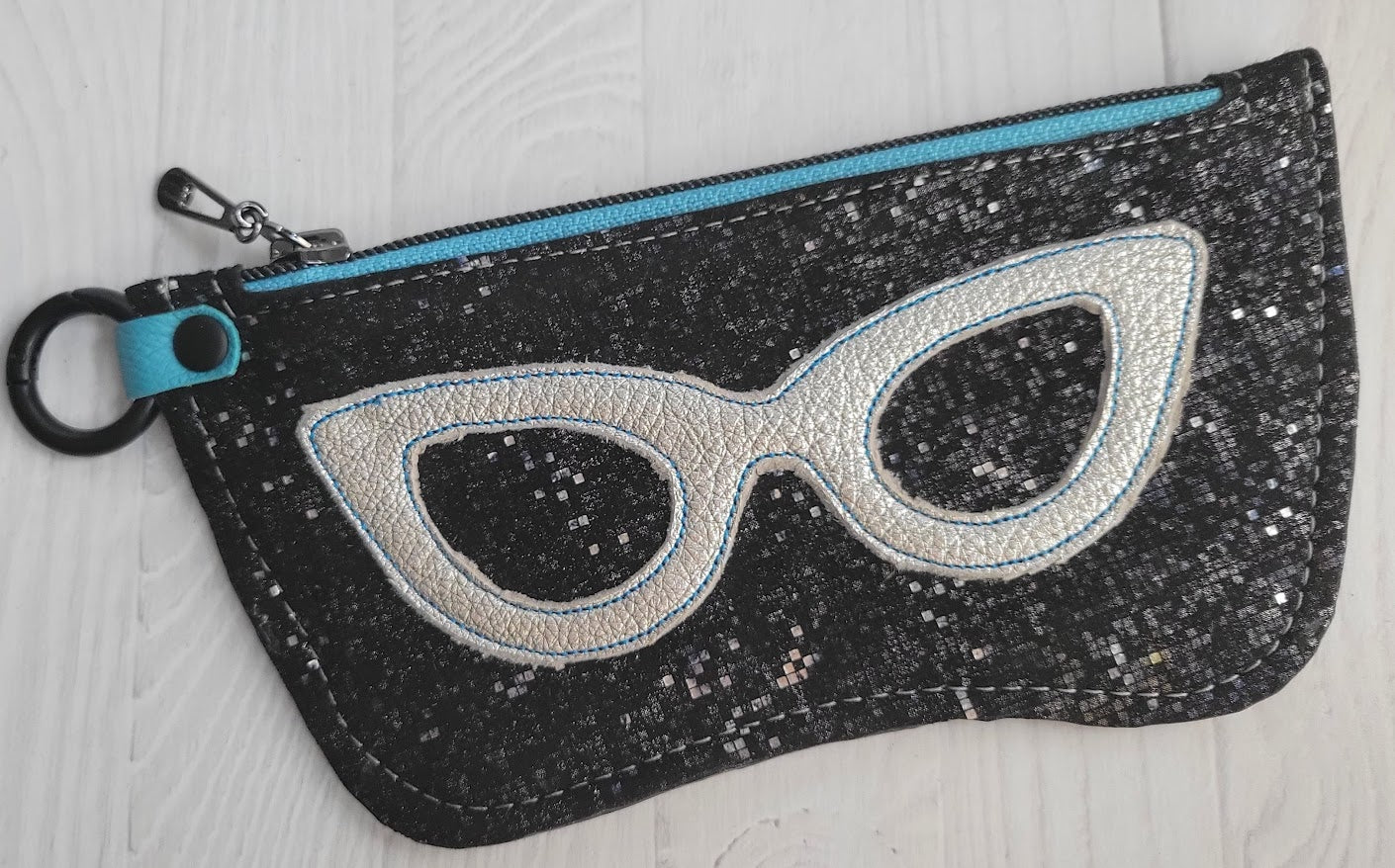 Glass Case - Zippered Applique