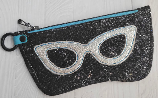 Glass Case - Zippered Applique