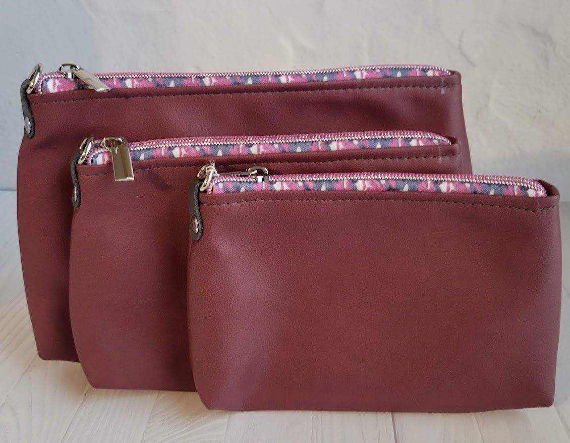 Stylish Make-up Pouch Sets (S-M-L)