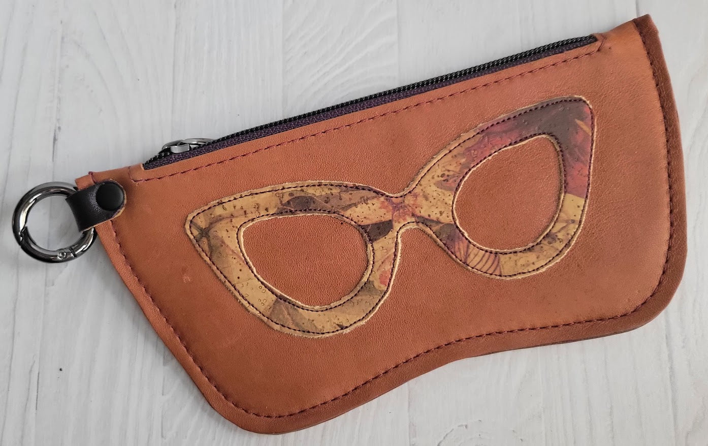 Glass Case - Zippered Applique