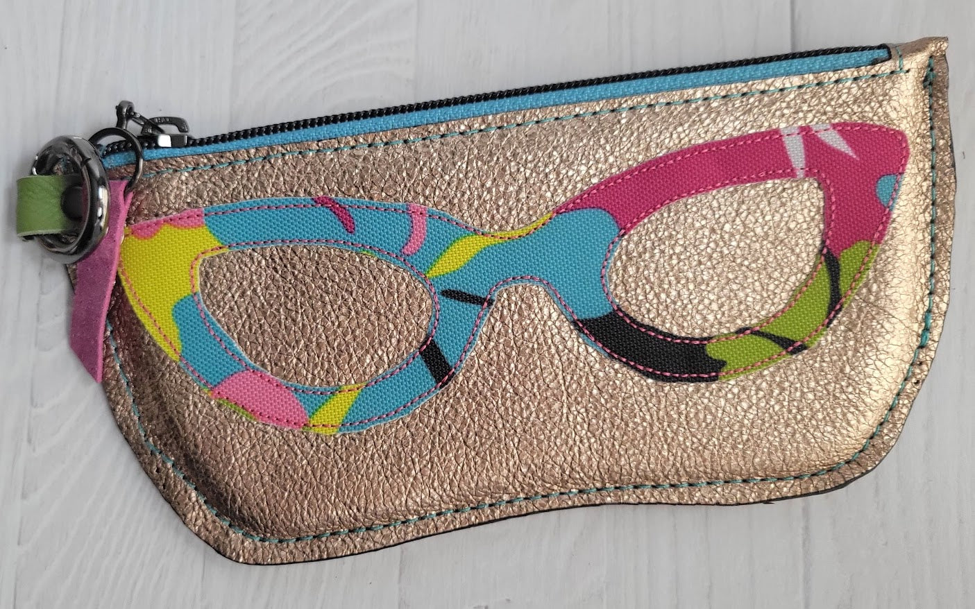 Glass Case - Zippered Applique
