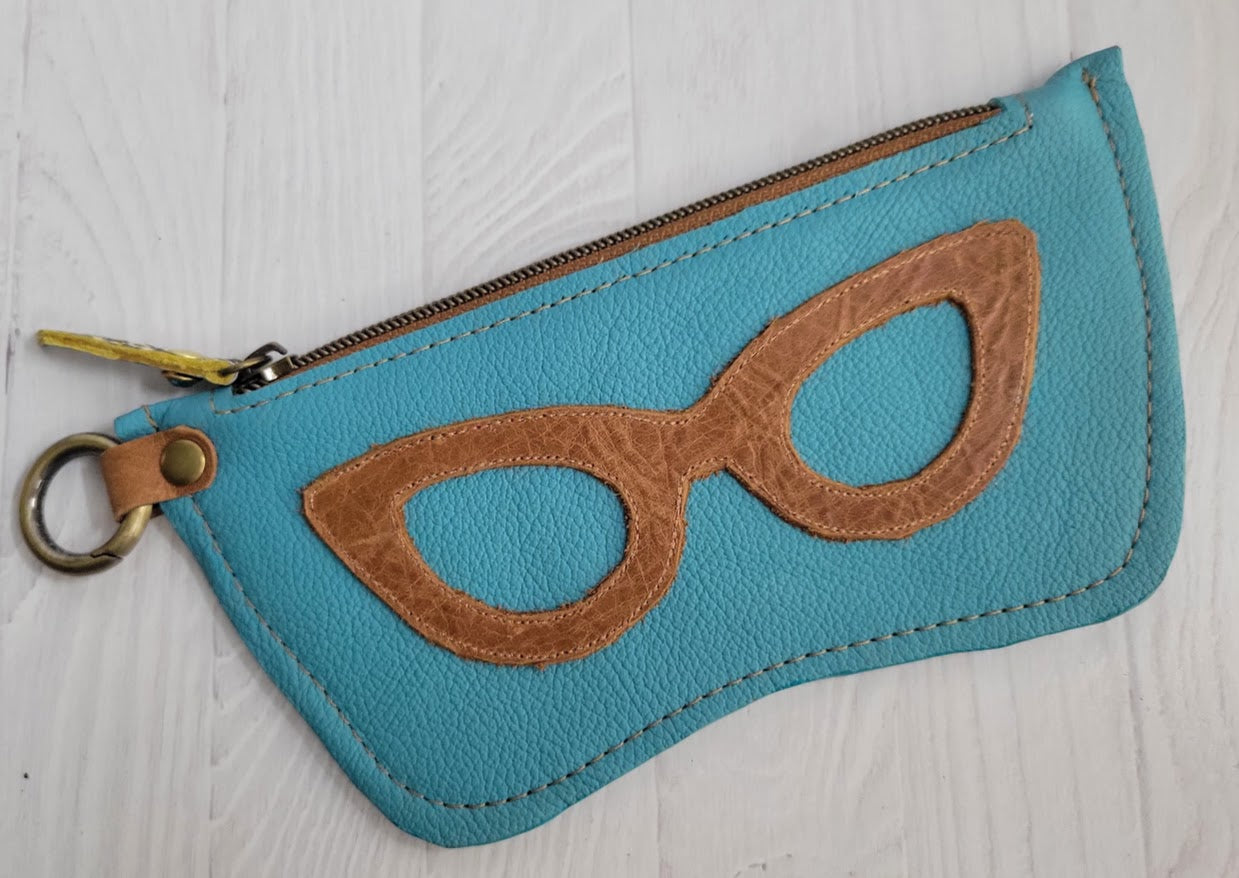 Glass Case - Zippered Applique