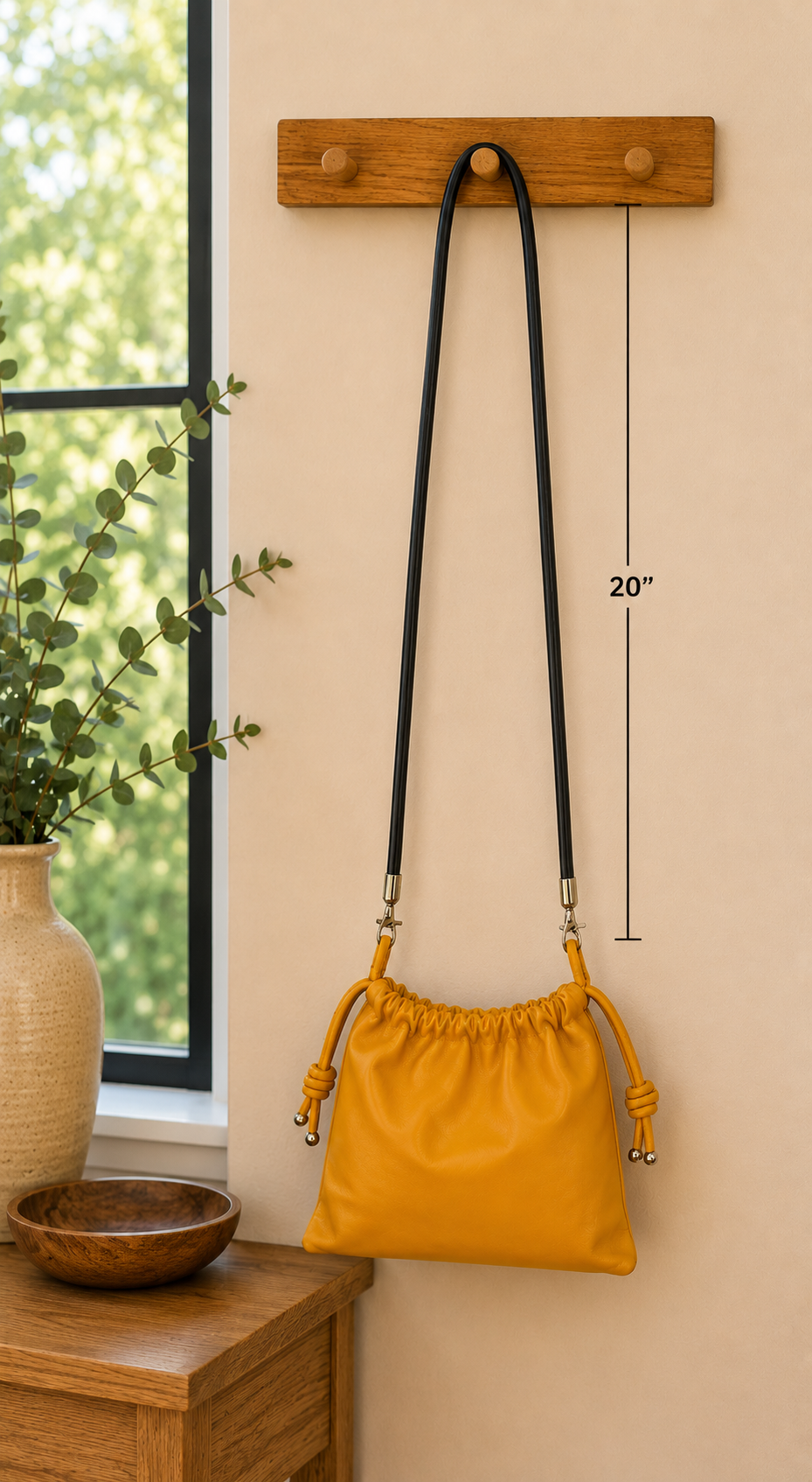 Drawstring Handbag