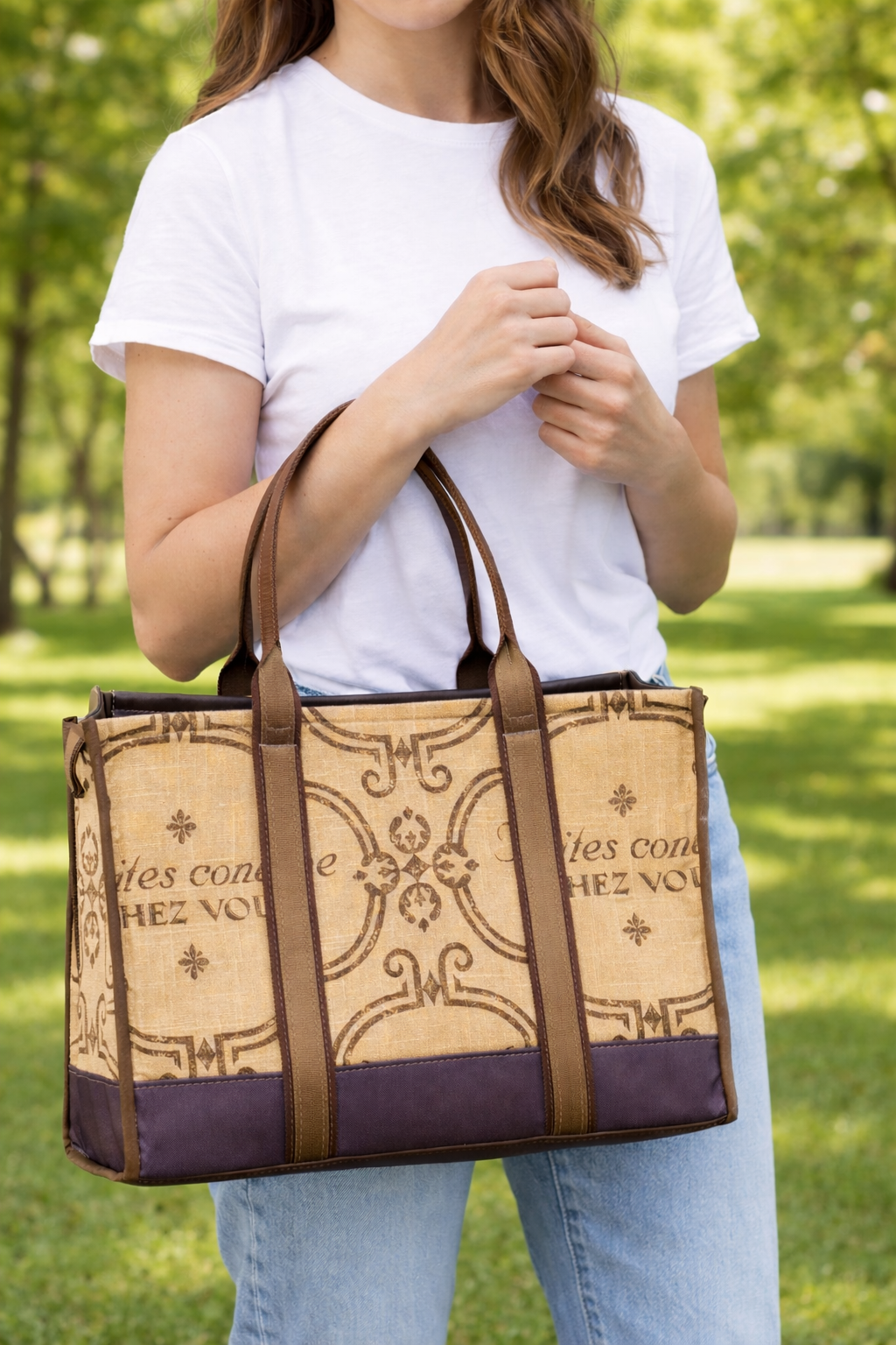 Tote Burlap Tote Bag